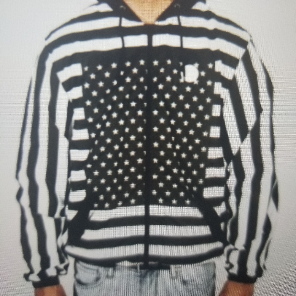 Americana windbreaker black & white by Presi - Picture 6 of 7